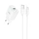 МЗП Hoco C140A Smart QC3.0 18W (1USB-A) + кабель USB to MicroUSB White
