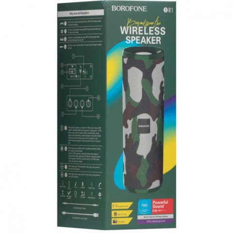 Bluetooth Колонка Borofone BR1 Army