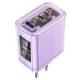 МЗП Acefast A45 Exploration series PD65W GaN (1USB-A/2C) Purple alfalfa
