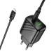 МЗП Hoco CS25A Rico PD20W+QC3.0 (1USB-A/1C) + кабель Type-C to Lightning Black
