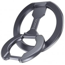 Магнітний тримач для телефону Hoco GH9 Double-ring Metal gray