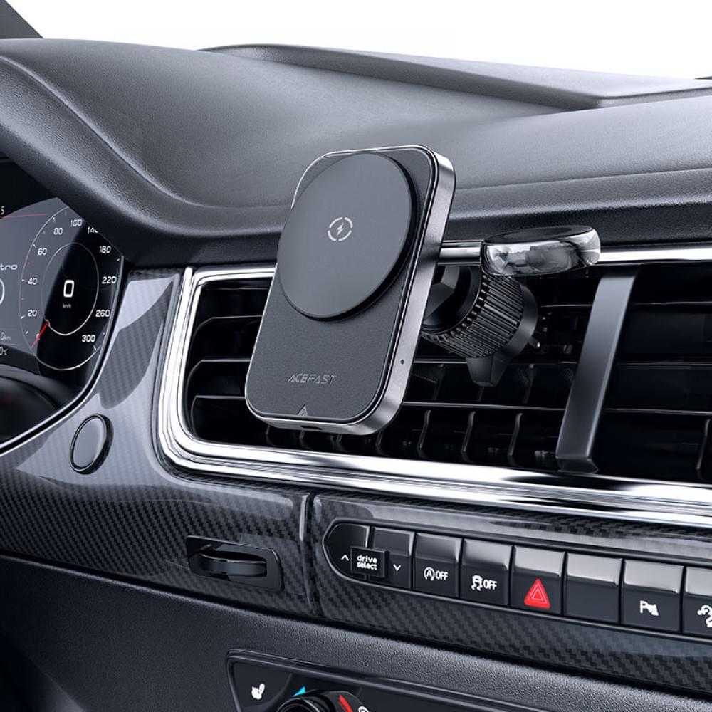 Автотримач з БЗП Acefast D18 2in1 in-car Black