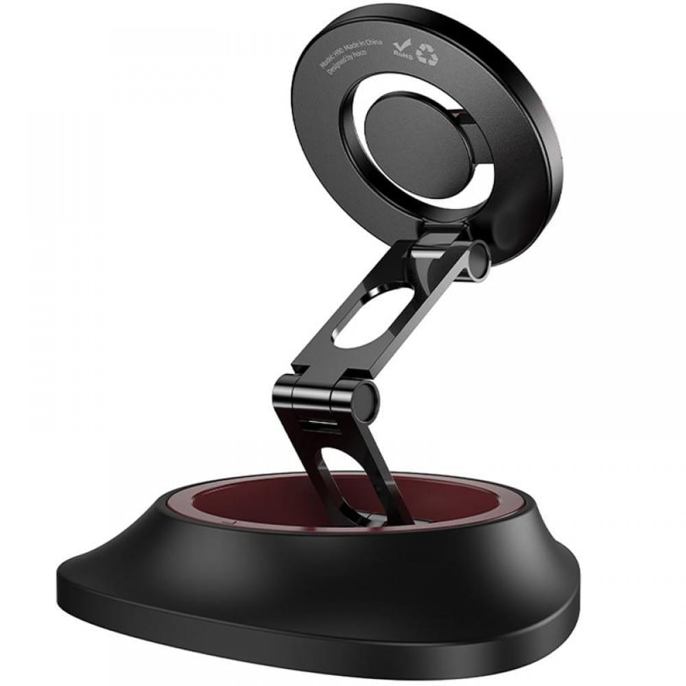 Автотримач Hoco H90 Tower magnetic (dashboard) Black / Red