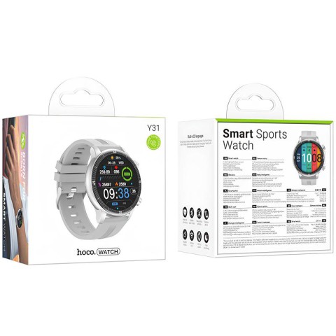 Смарт-годинник Hoco Y31 Smart sports watch (call version) Silver
