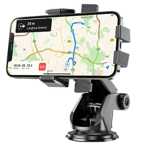 Автотримач Hoco CA83 David one-button (center console) Black