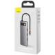 Перехідник HUB Baseus Metal Gleam Series 4-in-1 4xUSB3.0 (WKWG070013) Gray Перехідник HUB Baseus Metal Gleam Series 4-in-1 4xUSB3.0 (WKWG070013) Gray