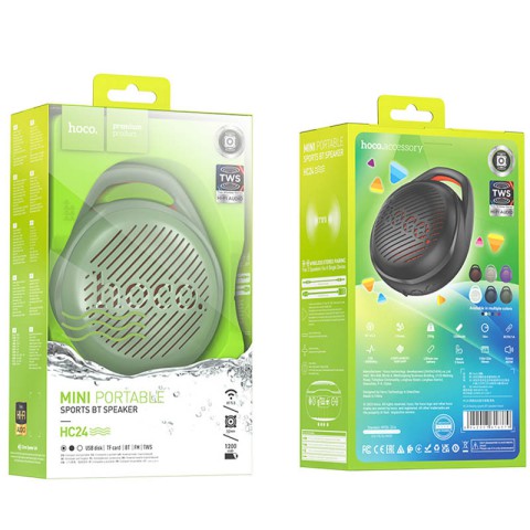 Bluetooth Колонка Hoco HC24 Hearty sports Spruce green
