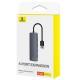 Перехідник HUB Baseus UltraJoy Series Lite 4-Port (USB-A to 4xUSB3.0+Type-C) (1m) (B0005280B811-02) Space Grey Перехідник HUB Baseus UltraJoy Series Lite 4-Port (USB-A to 4xUSB3.0+Type-C) (1m) (B0005280B811-02) Space Grey