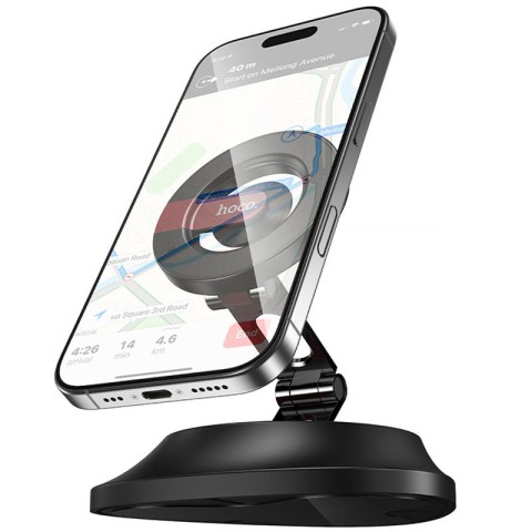 Автотримач Hoco H90 Tower magnetic (dashboard) Black / Red