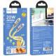 Дата кабель Hoco U113 Solid 20W Type-C to Lightning (1m)