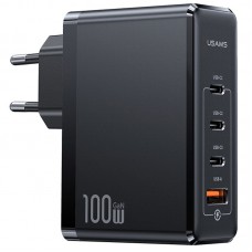 СЗУ Usams US-CC163 T50 100W 4 Ports ACCC GaN Fast Charger