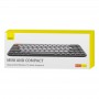 Бездротова клавіатура Baseus K01A Wireless Tri-Mode Keyboard (English Version) (B00955503) Frosted Gray