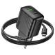 МЗП Hoco CS25A Rico PD20W+QC3.0 (1USB-A/1C) + кабель Type-C to Type-C Black