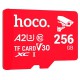 Карта пам'яті Hoco microSDHC Class 10 - 256GB (без адаптера) Red