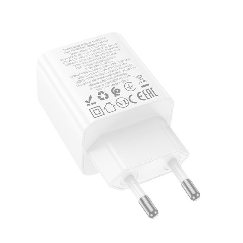 МЗП Hoco N56 Fundador PD30W four-port (2USB-A/2C) White