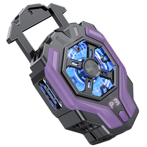 Охолоджуючий кулер для мобільного телефону Hoco GM26 Ambitious Black purple