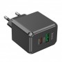 МЗП Hoco CS14A PD20W+QC3.0 (1USB-A/1C) Black