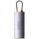 Перехідник HUB Baseus Metal Gleam Series 4-in-1 4xUSB3.0 (WKWG070013) Gray Перехідник HUB Baseus Metal Gleam Series 4-in-1 4xUSB3.0 (WKWG070013) Gray