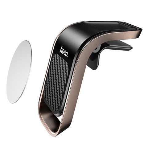 Автотримач Hoco CA74 магнітний Чорно - сталевий