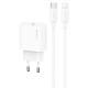 МЗП Usams US-OYXLTZ02 CC226 PD20W + SJ712 30W Type-C to Lightning Yi Series White