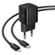 МЗП Hoco N66 Ingenious PD35W (1USB-C) + кабель Type-C to Lightning Black