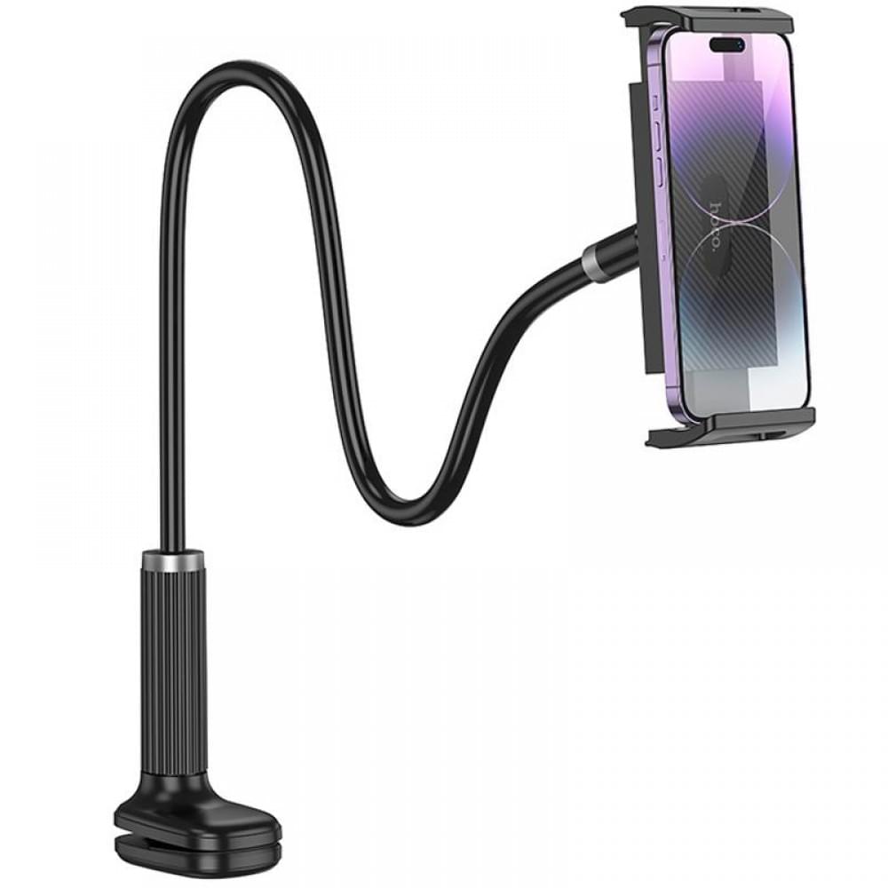 Регульована підставка для телефону/планшета Hoco HD10 Bamboo lazy stand Black