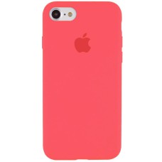 Чохол Silicone Case Full Protective (AA) для Apple iPhone 6/6s (4.7") Кавуновий / Watermelon red
