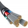 Дата кабель Baseus Unbreakable Series Fast Charging Type-C to Lightning 20W 2m (P10355803111-0) Black