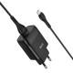 МЗП Hoco C72Q Glorious QC3.0 18W (1USB-A) + кабель USB to MicroUSB Чорний