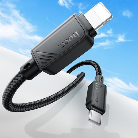 Дата кабель Hoco X113 Beneficio Type-C to Lightning (1m) Black
