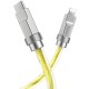 Дата кабель Hoco U113 Solid 20W Type-C to Lightning (1m) Gold