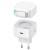 МЗП Usams US-CC202 GaN With Type-C Magnetic Retractable Cable Module XMF Ser. 35W (2USB-C) White
