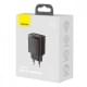 МЗП Baseus Compact Quick Charger 20W QC+PD (1USB-A/1C) (CCXJ-B) Black