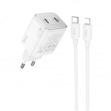 МЗП Hoco N42 Elogiado 2C PD45W + Type to Lightning White