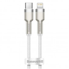 Дата кабель Baseus Cafule Series Metal Type-C to Lightning PD 20W (1m) (CATLJK-A) Білий