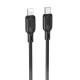 Дата кабель Borofone BX113 Lenny Type-C to Lightning 27W (3m) Black