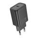 МЗП Hoco N60 Gentle PD20W (1USB-C) + кабель Type-C to Type-C Black