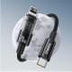 Дата кабель Baseus Gem Fast Charging Type-C to Lightning 20W (2m) (P10373001211-01) Cluster Black Дата кабель Baseus Gem Fast Charging Type-C to Lightning 20W (2m) (P10373001211-01) Cluster Black