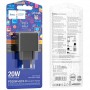 МЗП Hoco CS14A PD20W+QC3.0 (1USB-A/1C) Black