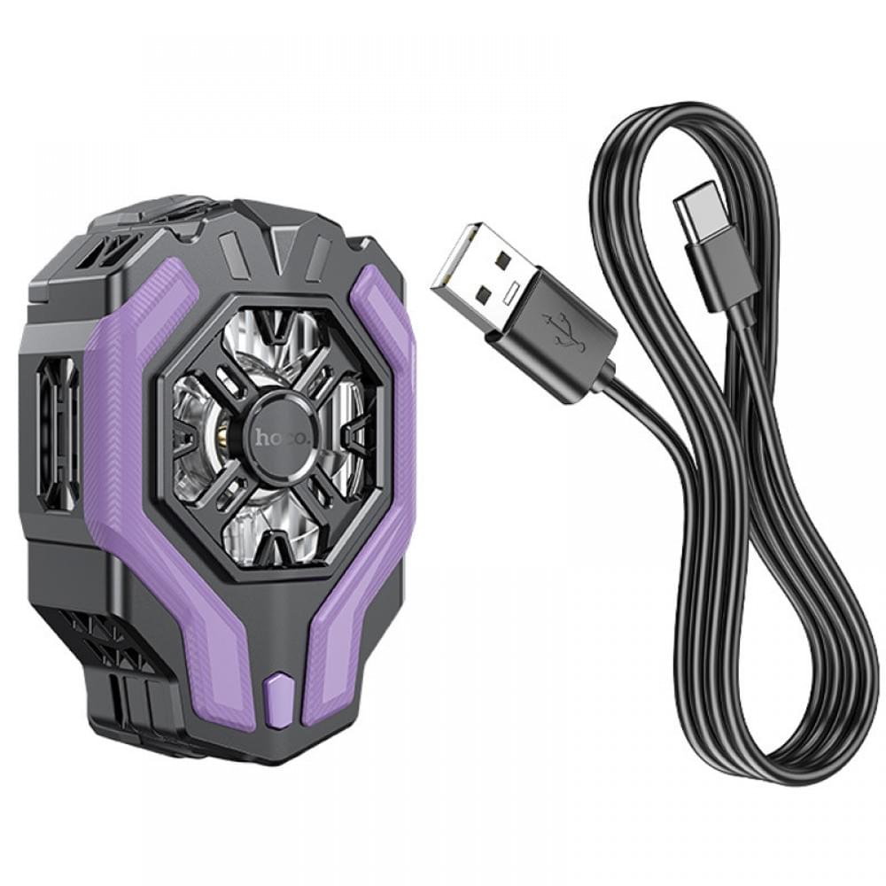 Охолоджуючий кулер для мобільного телефону Hoco GM26 Ambitious Black purple