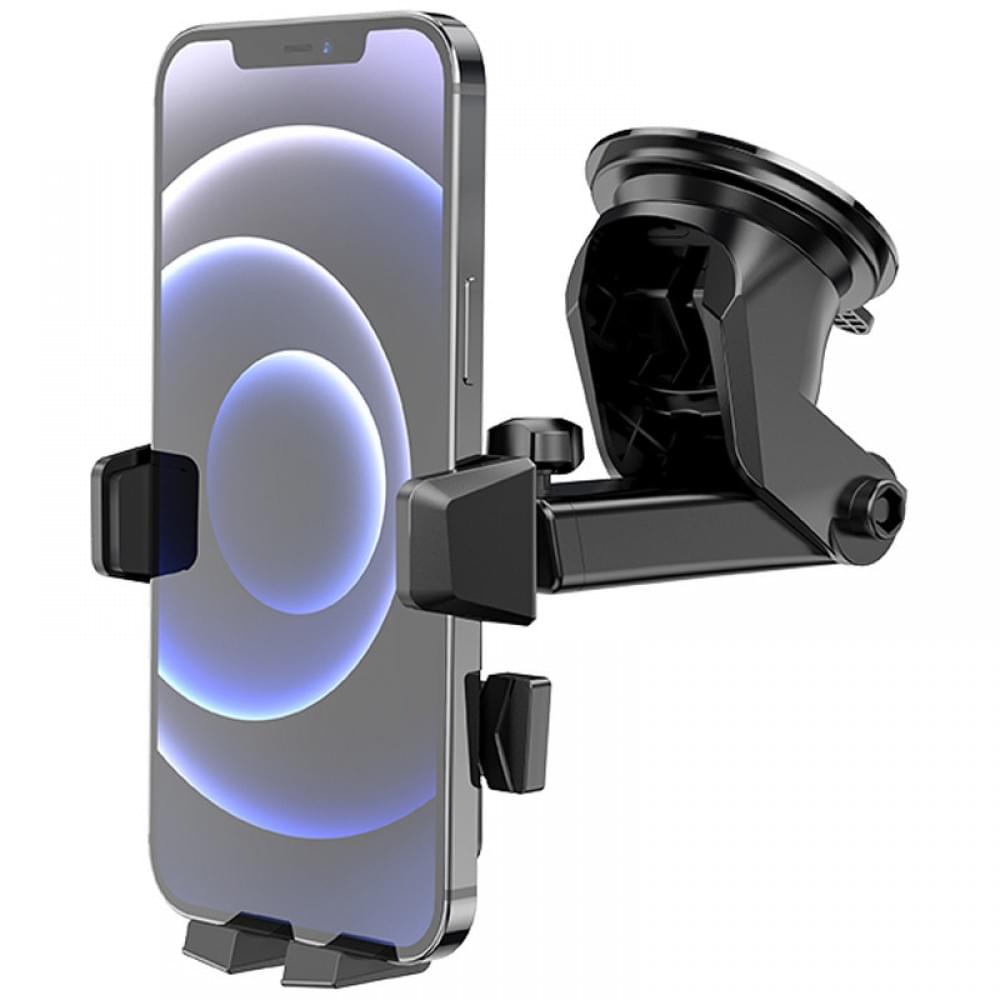 Автотримач Hoco CA83 David one-button (center console) Black