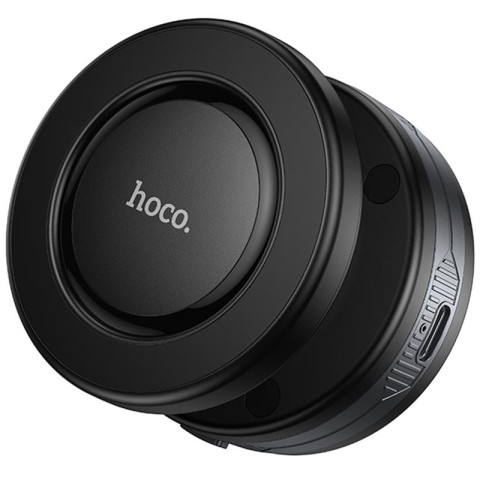 Автотримач Hoco H87 Dragon electric suction cup magnetic (universal) Black / Metal gray