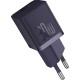 МЗП Baseus GaN5 Fast Charger (mini) 30W (1USB-C) + кабель Type-C to Type-C (P10110902) Midnight Purple