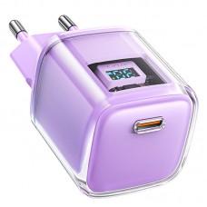 МЗП Acefast A53 Sparkling series PD30W GaN (USB-C) Alfalfa purple