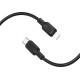 Дата кабель Borofone BX113 Lenny Type-C to Lightning 27W (3m) Black