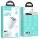 МЗП Hoco N49 Glorious PD65W (1USB-A/2C) + кабель Type-C to Type-C Blue