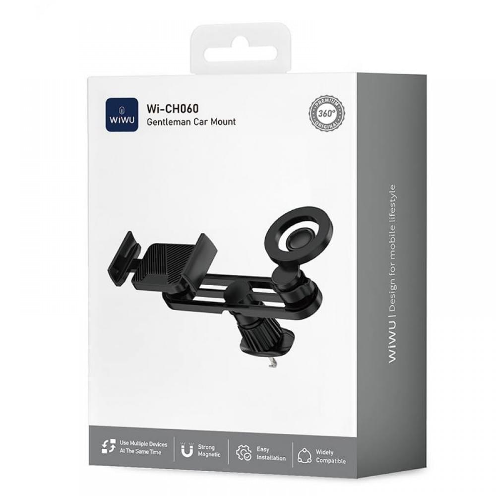 Автотримач WIWU Wi-CH060 2in1 in-car Black