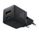МЗП Baseus Palm Fast Charger 30W (1USB-A/1C) + кабель Type-C to Type-C (P1011160A) Cluster Black