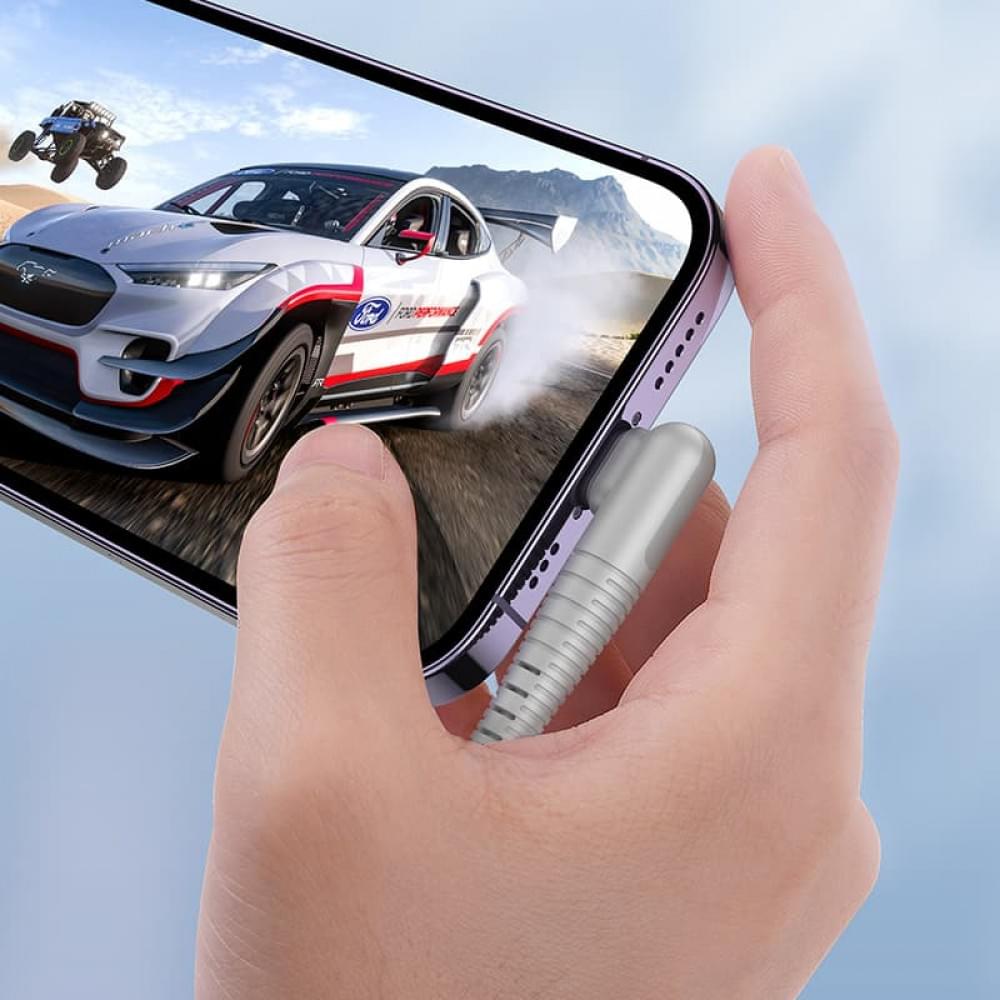 Дата кабель Borofone BX105 Corriente Type-C to Lightning (1m) Gray