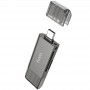 Картридер Hoco HB39 USB/Type-C 3.0 high-speed card reader Metal gray